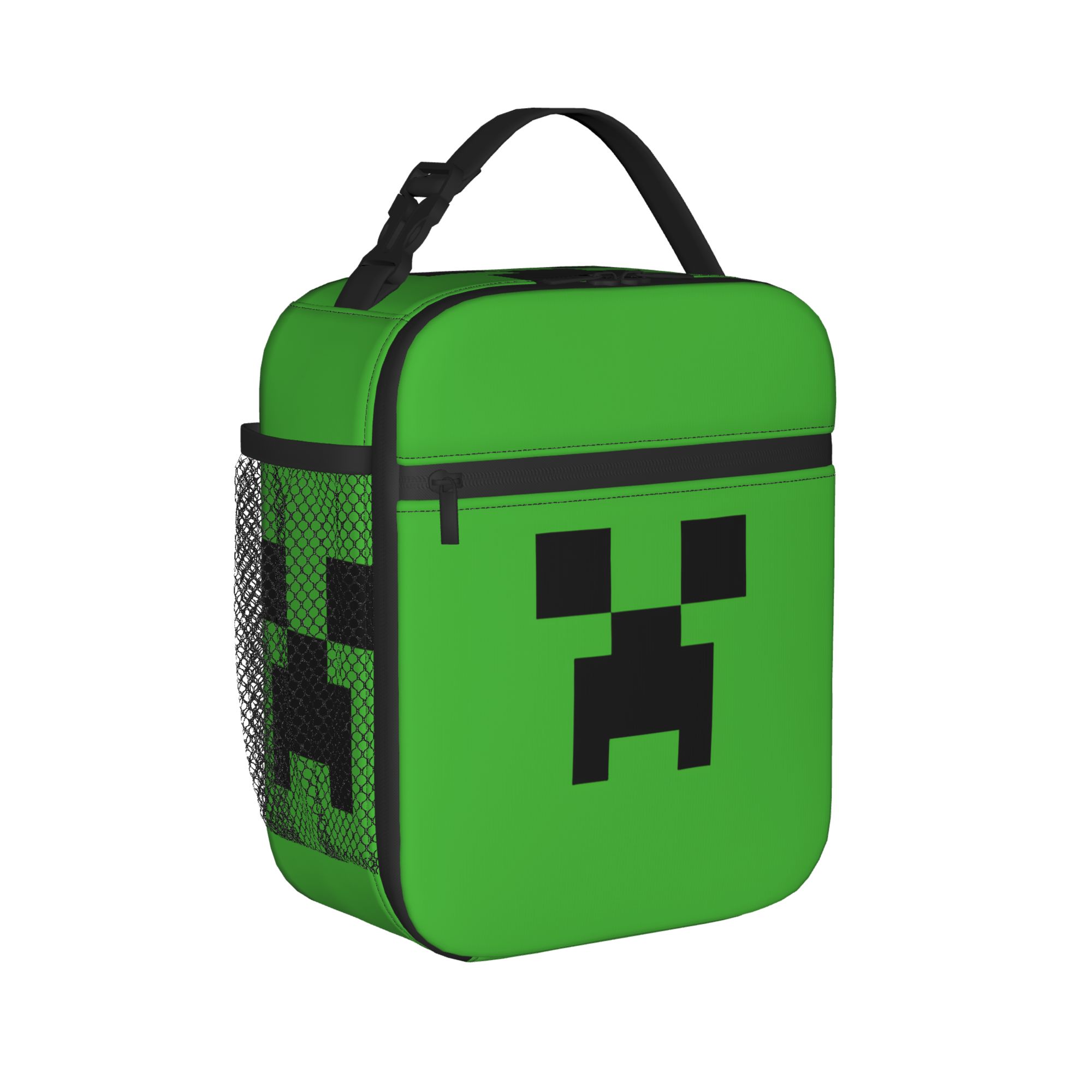 Food Storage Warmer - กระเป๋าเก็บอุณหภูมิสำหรับใส่อาหาร Pixel Game Creepers สำหรับการเดินทาง กระเป๋าเก็บอาหารแบบพกพา