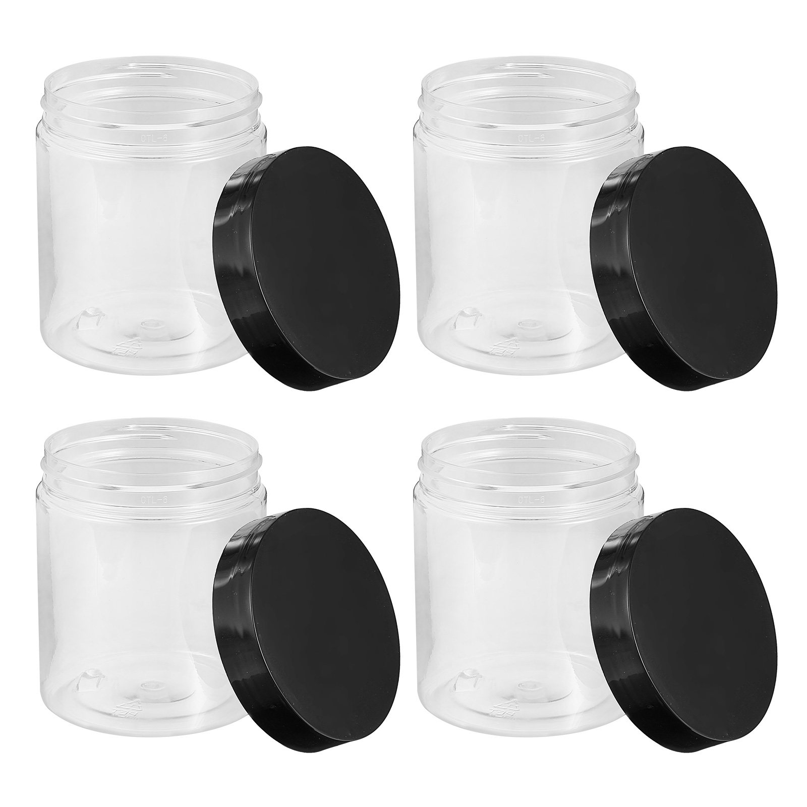 Food Storage In Pantry - ขวดเก็บของพลาสติกใส 12 ชิ้น ภาชนะปิดผนึกสำหรับจัดเก็บอาหาร อุปกรณ์จัดระเบียบครัว ภาชนะใส่ขนม