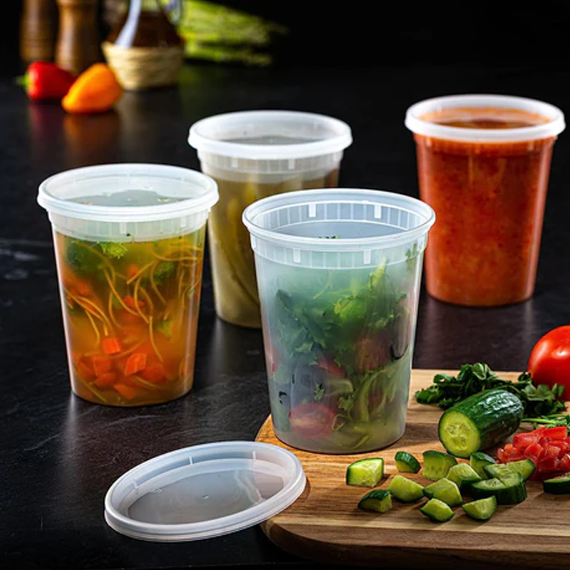 Food Storage Containers With Lids - ตู้แช่พร้อมฝาสำหรับอาหารกล่องเก็บสินค้า S ปลอดภัยสำหรับกล่องเก็บสินค้าอาหารกลางวันปราศจากสาร BPA ไมโครเวฟกันรั่วซึม