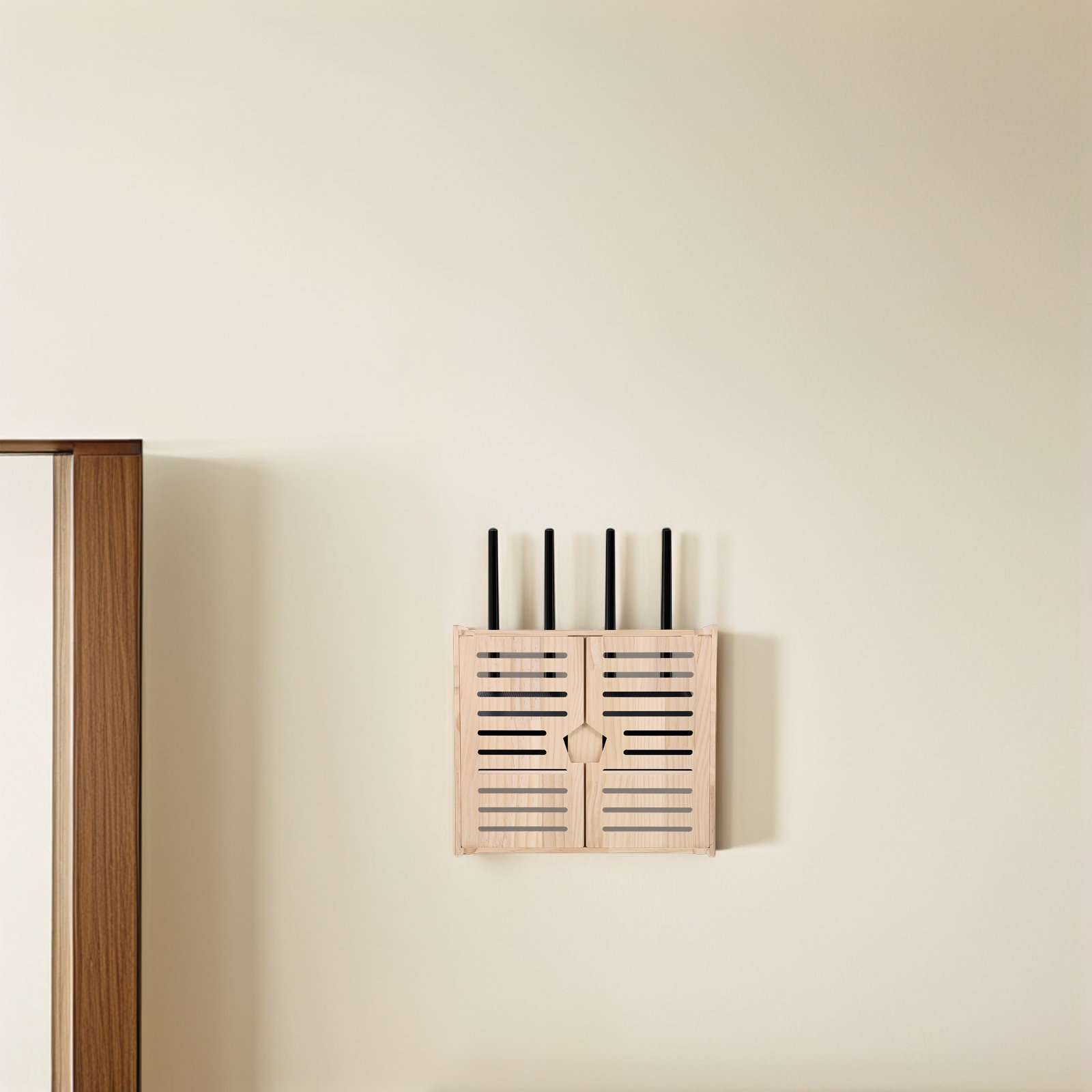 กล่องเก็บเราเตอร์ WiFi แบบไม้  - Food Storage Management บทวิจารณ์และราคา