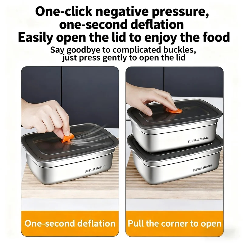 กล่องอาหารสแตนเลสความจุขนาดใหญ - Food Storage Safety บทวิจารณ์และราคา