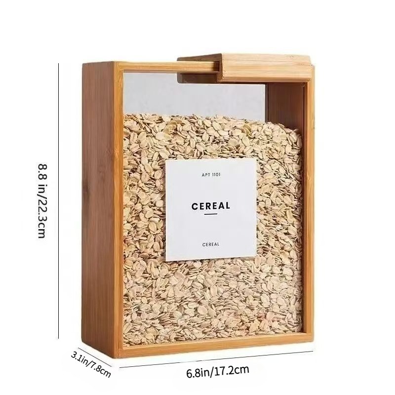 กล่องเก็บของไม้ไผ่ 3 ชิ้น พร้อ - Stackable Pantry Bin บทวิจารณ์และราคา