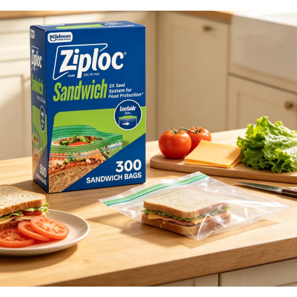 ซิปล็อค ®   ถุงแซนด์วิชแบรนด์พ - Food Storage Brands บทวิจารณ์และราคา