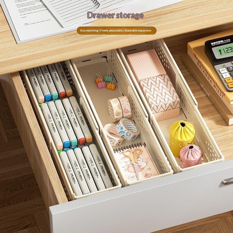 ● กล่องเก็บของพลาสติกแบบยืดหดไ - Stackable Pantry Bin บทวิจารณ์และราคา