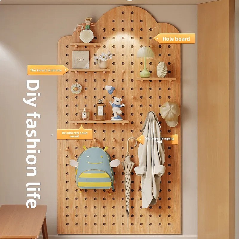 ชั้นวางของติดผนังแบบเพ็กบอร์ดไ - Food Storage For Room บทวิจารณ์และราคา