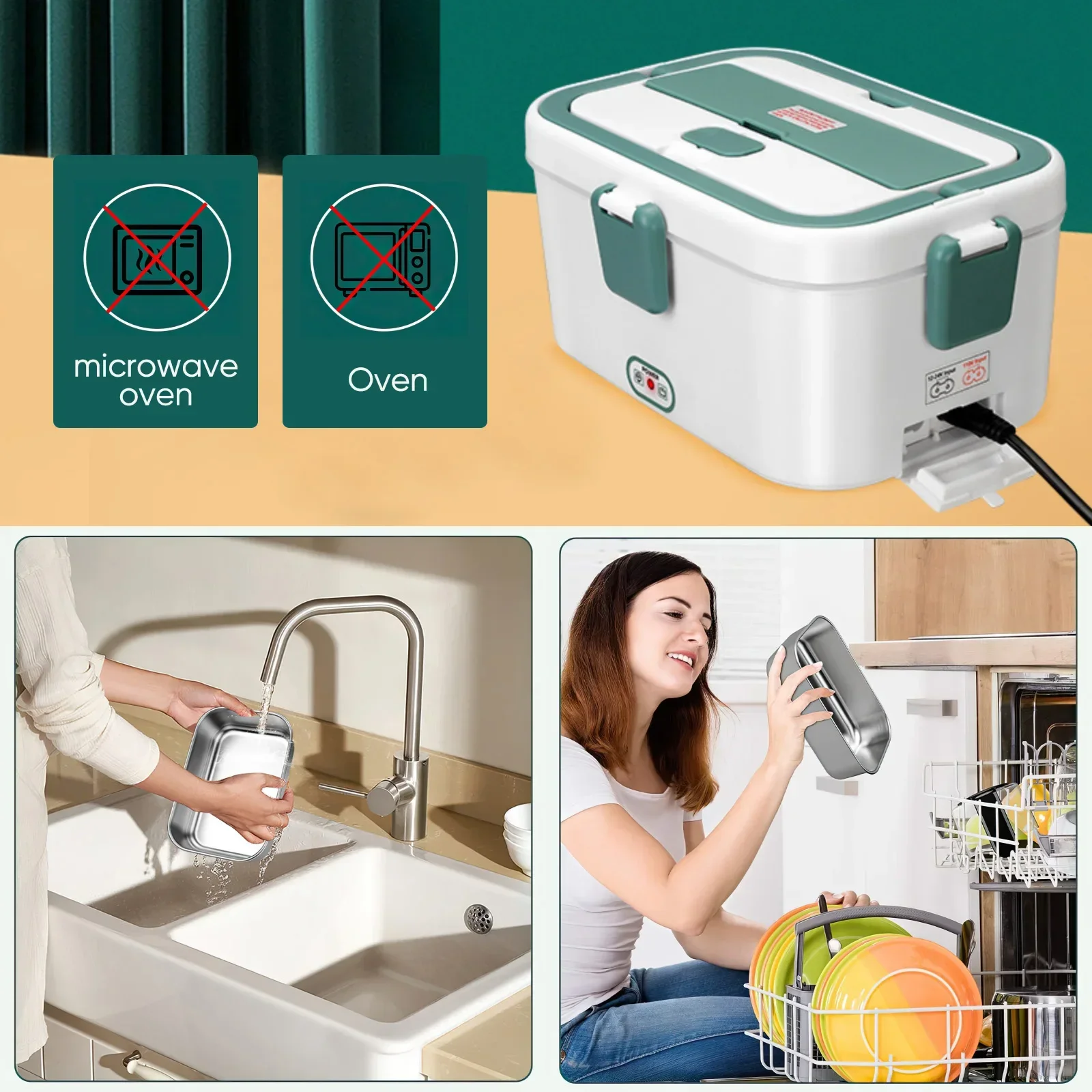 กล่องอาหารกลางวันไฟฟ้าอุ่นอาหา - Food Storage Warmer บทวิจารณ์และราคา