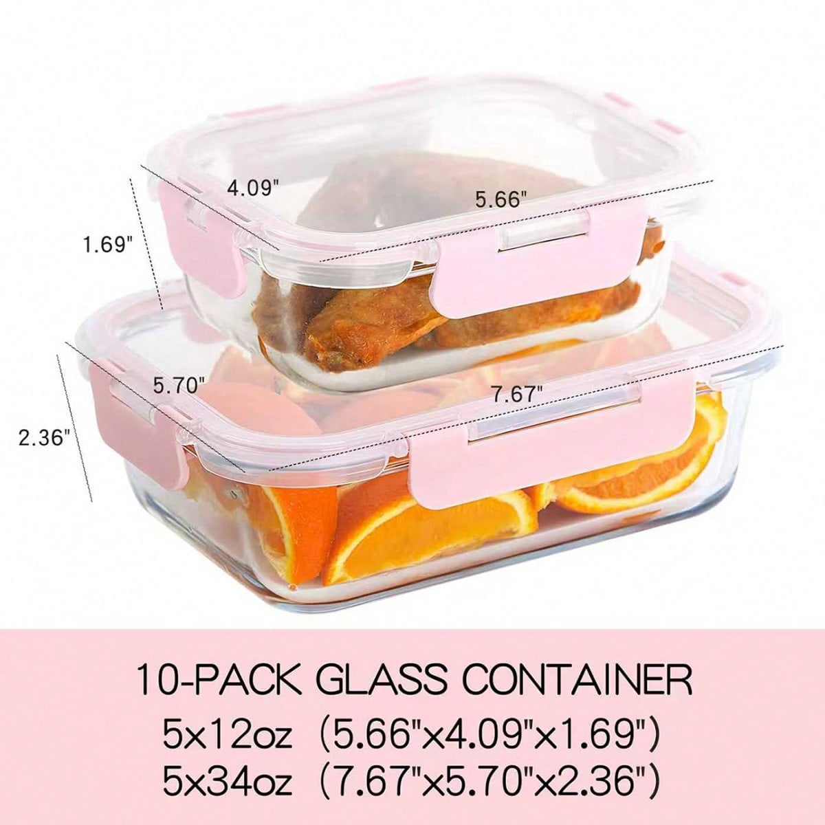 ชุดกล่องแก้วสำหรับเตรียมอาหาร  - Food Storage Oven Safe บทวิจารณ์และราคา