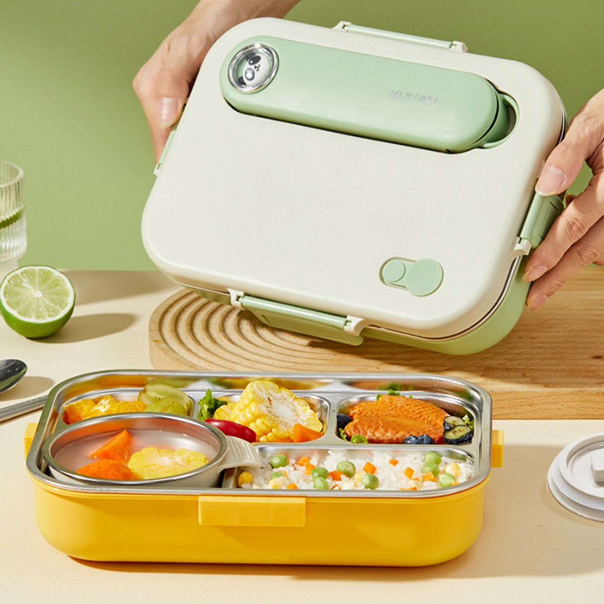 กล่องอาหารกลางวันสแตนเลส 304 แ - Food Storage Safety บทวิจารณ์และราคา