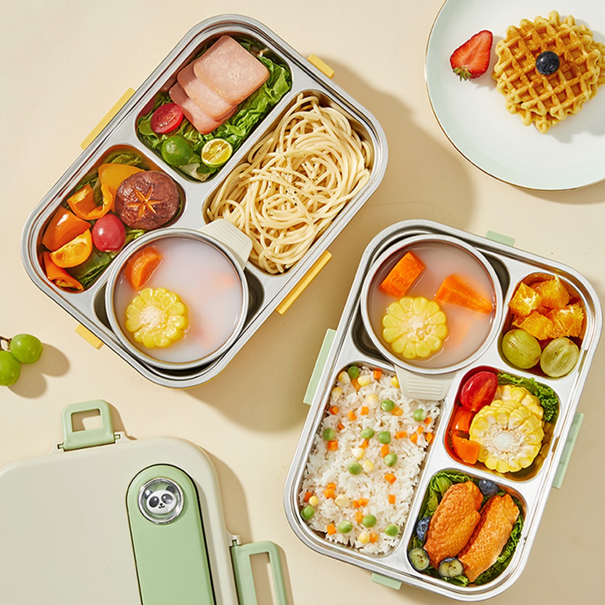 กล่องอาหารกลางวันสแตนเลส 304 แ - Food Storage Safety บทวิจารณ์และราคา