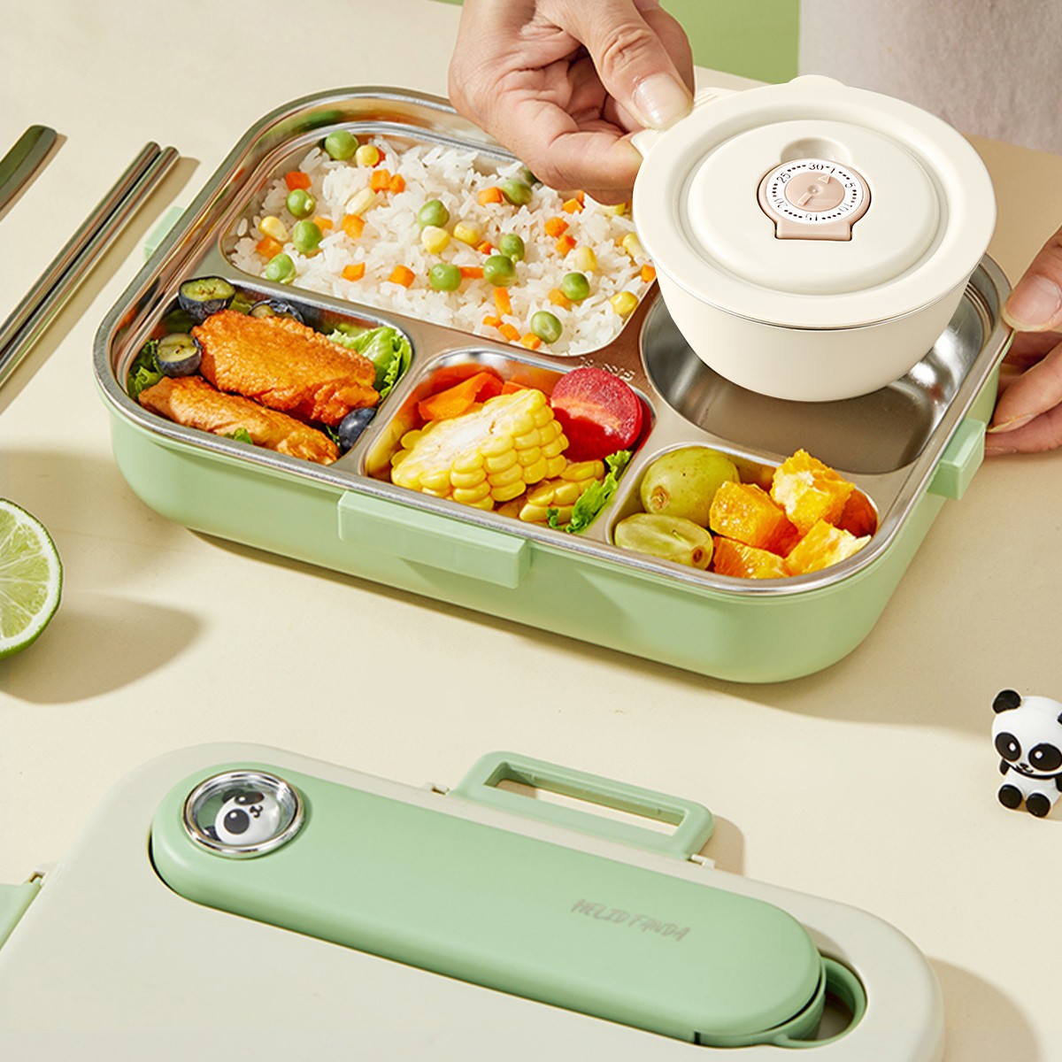 กล่องอาหารกลางวันสแตนเลส 304 แ - Food Storage Safety บทวิจารณ์และราคา