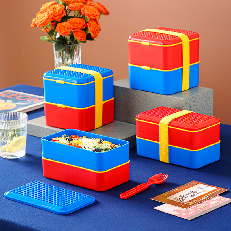 กล่องข้าวเบนโตะแบบปิดสนิท ตลกๆ - Food Storage Building บทวิจารณ์และราคา