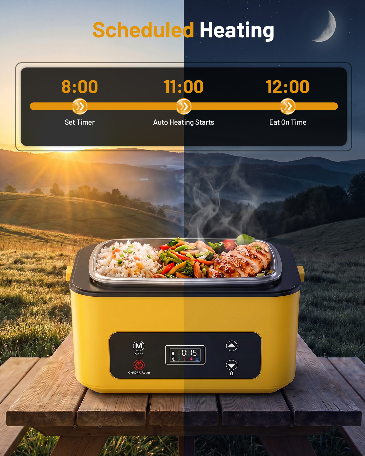 กล่องอาหารอุ่นแบบพกพา TaskStar - Food Storage Warmer บทวิจารณ์และราคา