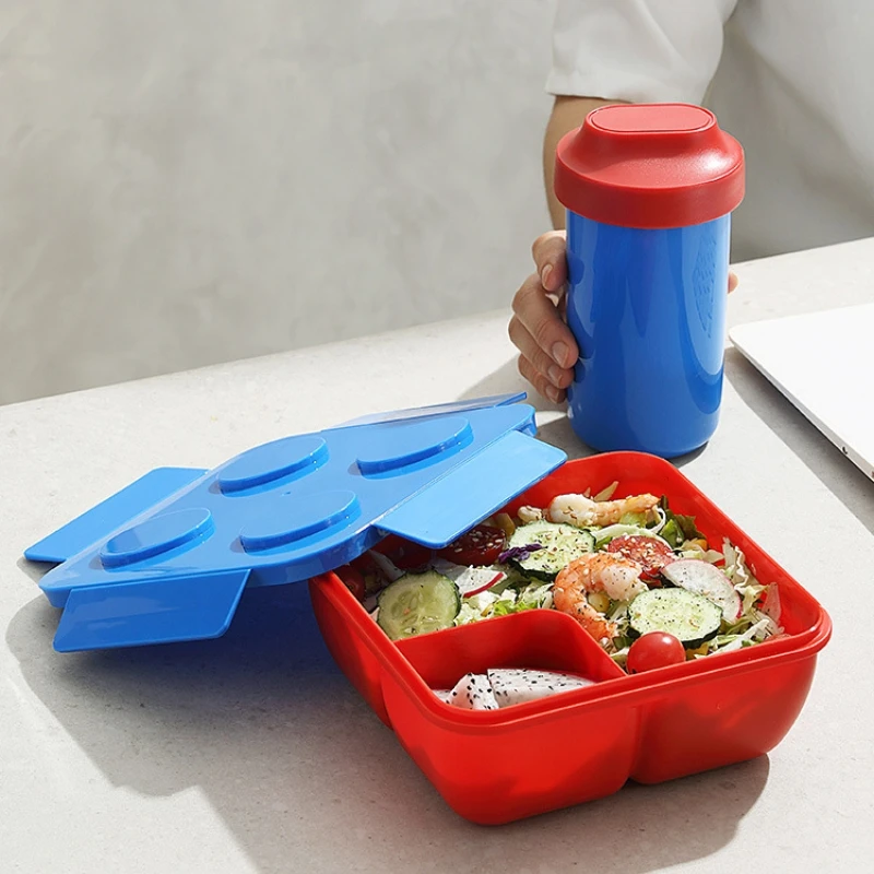 กล่องข้าวกลางวัน DIY กล่องสลัด - Food Storage Building บทวิจารณ์และราคา