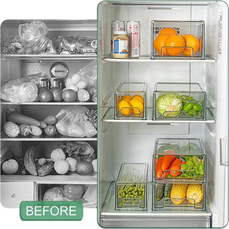 กล่องที่เก็บเครื่องสำอางแต่งหน - Stackable Pantry Bin บทวิจารณ์และราคา