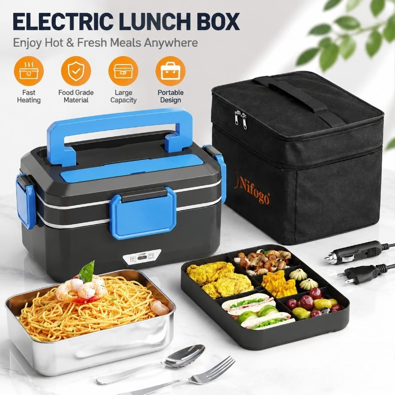 กล่องอาหารอุ่นไฟฟ้าแบบใช้งานสอ - Food Storage Warmer บทวิจารณ์และราคา
