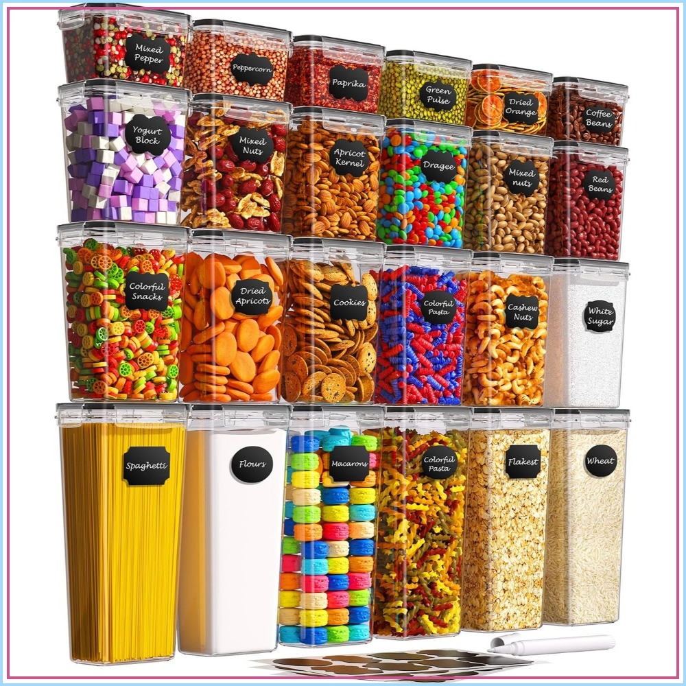 กล่องเก็บอาหารสุญญากาศ 24 ชิ้น - Food Storage Containers With Lids บทวิจารณ์และราคา