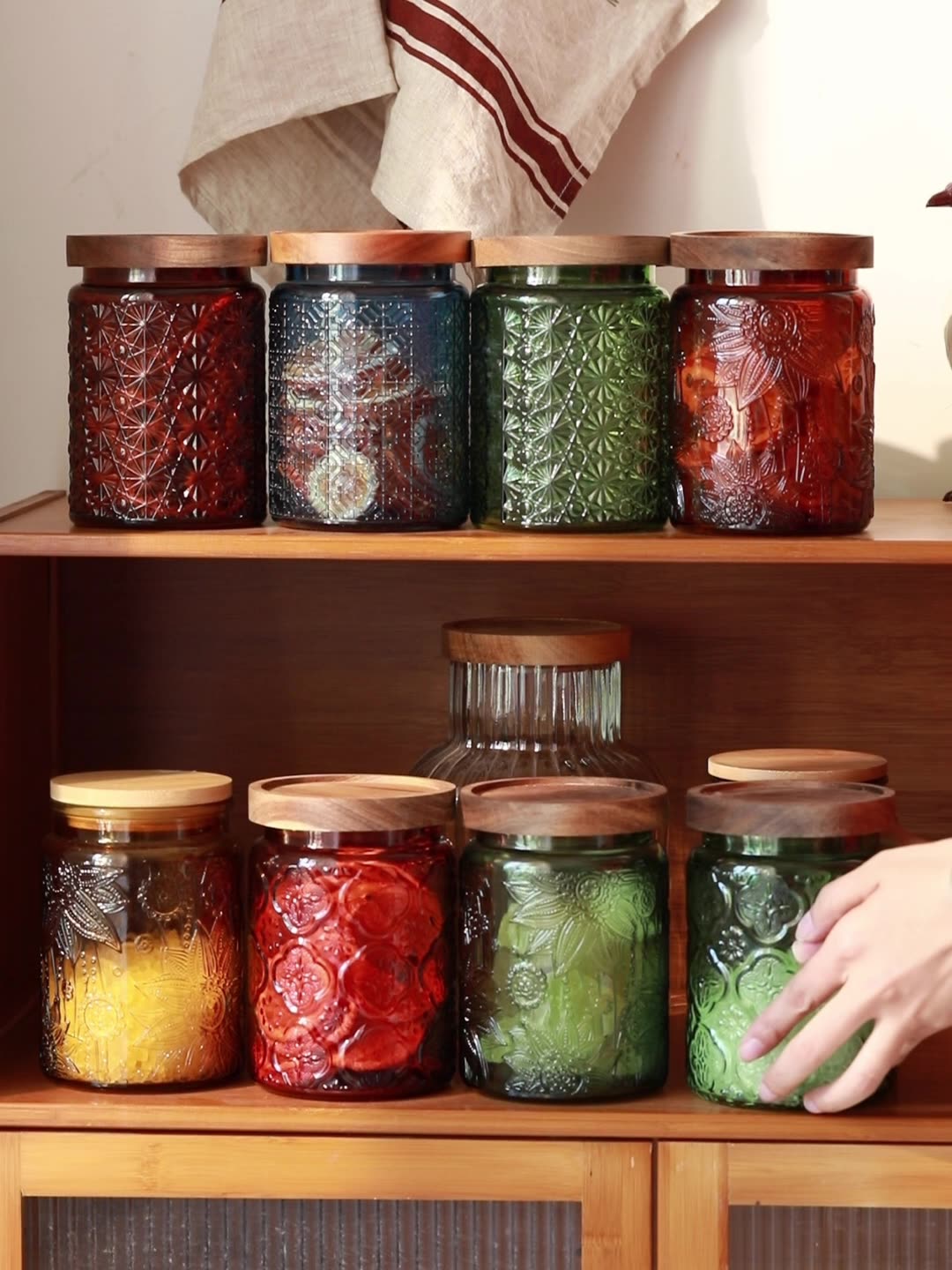 เหยือกที่เก็บเครื่องครัวแก้วแน - Food Storage In Pantry บทวิจารณ์และราคา