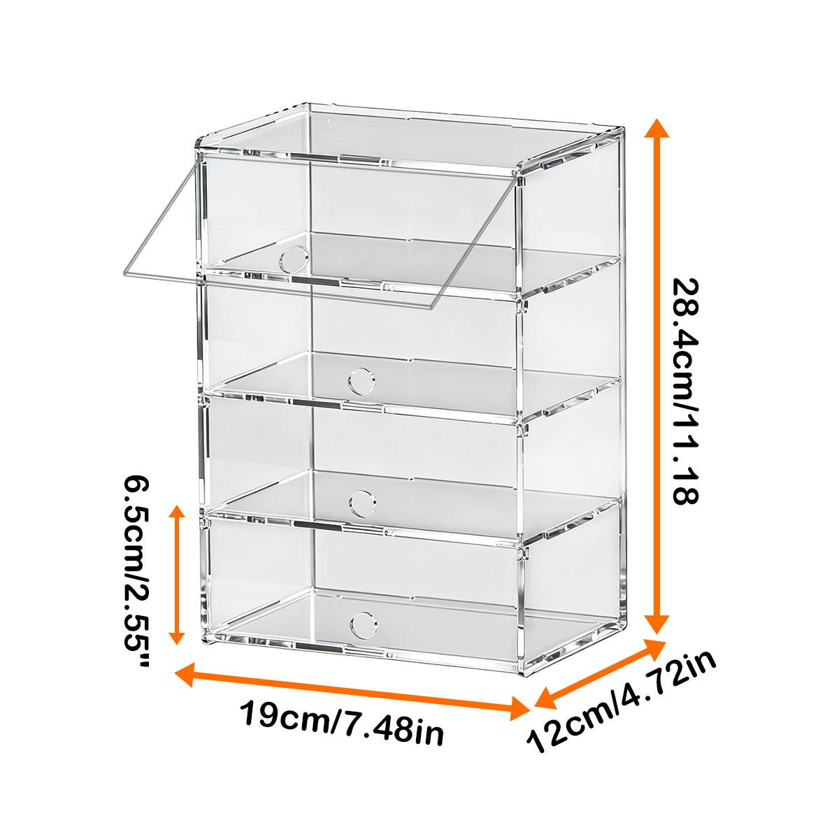 ตู้โชว์อะคริลิกใสหลายชั้น สำหร - Stackable Pantry Bin บทวิจารณ์และราคา