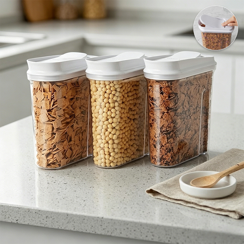 ภาชนะเก็บอาหารสุญญากาศสำหรับห้ - Food Storage In Pantry บทวิจารณ์และราคา